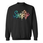 Swifty Fan Merchandise Ns Colourful Taylor Outfit Drip Sweatshirt