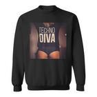 Techno Diva Cool Techno Dance Disco Edm Sweatshirt