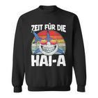 Time For The Haia Shark Sleep Tired Pyjamas Sleep Sweatshirt