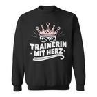 Trainer With Heart Fitness Dance Football Farewell Sweatshirt