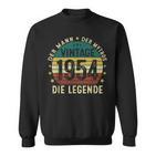 Vintage 1954 The Man Mythos The Legendary Since 1954 Sweatshirt