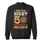 Vintage 50Th Birthday Dart Saying Double Bullseye Sweatshirt