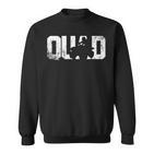 Vintage Quad Quad Driver Atv Boys Men Sweatshirt