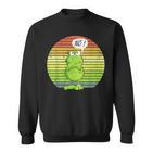 Vintage Statement Frog I Nö Fun I No Retro Sweatshirt