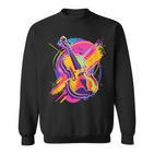 Violin Cartooniolin Loversiolin School Sweatshirt