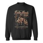 Yellowstone Iconic Beth Dutton Distressed Big Chest Poster Sweatshirt