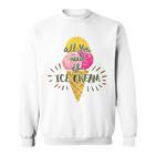 Alles Was Sie Brauchen Ist Eis Everything You Need Is Eis Sweatshirt