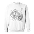 Beyblade Schematic Bey B&W Sweatshirt