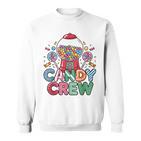 Candy Crew Colourful Candy Land Fun Candy Squad Sweatshirt