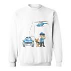 Children's 4Th Birthday Police Boy 4 Years Sweatshirt