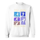 Children's Cool Boys Playing Handball Handball Player Sweatshirt