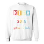 Children's Kita Leavers 2025 School Child First Day Sweatshirt