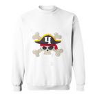 Children's Pirate 4 Years Attention I'm 4 4Th Birthday Boys Sweatshirt