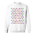 Colourful With Polka Dots S Sweatshirt