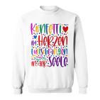 Confetti In The Heart Streamers In The Soul Fancy Dress Celebration Sweatshirt