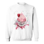 Cupcake-Weinlese Sweatshirt