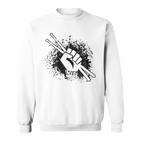 Drummer Musician Drumsticks Drummers Sweatshirt