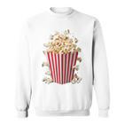 Fancy Dress & Carnival Retro Popcorn Costume Blue Sweatshirt