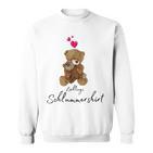 Favourite Teddy Bear Sleep With Heart Pyjamas Teddy Sweatshirt