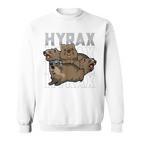 Rock Hyrax Meme Dassie Cute Animal Lover Gray Sweatshirt