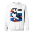 Iceland Iceland Flag Puffin Sweatshirt