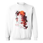 Japanischer Ninja Backprint Sweatshirt