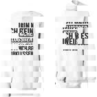 Kein Klugscheißer Weiß Es Wirklich Besser Lustiger Spruch Sweatshirt