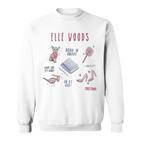 Legally Blonde Elle Woods Sketches Sweatshirt