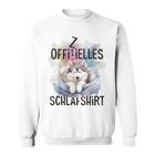 Official Siberian Husky Dog Sleep Blue Sweatshirt