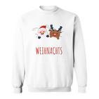 Official Sleep Christmas Rudolph Sleep Pyjamas Sweatshirt