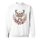 Reh Damen Reh Kostüm Kinder Carnival Reindeer Sweatshirt