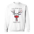 I Am A Reindeer Fun Christmas Gray Sweatshirt