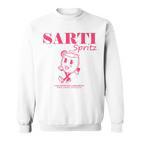 Sarti Spritz Cocktail Back Print Italiano Originale Sweatshirt