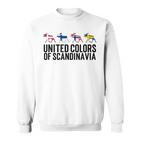 Scandinavia Flags Sweden Norway Denmark Finland Sweatshirt