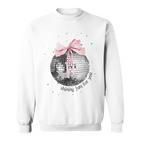 Shining Just For You Ribbon Disco Ball Sweatshirt