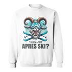 Skifahren Lustiges Apres Ski Sweatshirt