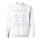 All I Want For Christmas Ist My Rest Blue Sweatshirt