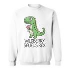 Wildberry Saufus Rex Dino Wildberry Lillet Summer Cocktail Sweatshirt