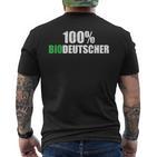 100 Organic German T-Shirt mit Rückendruck