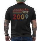 16 Geburtstag Junge Jungen Dekoration 2009 16Er Geburtstag T-Shirt mit Rückendruck