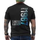 56Th Birthday Man 56 Years Limited Edition January 1967 T-Shirt mit Rückendruck