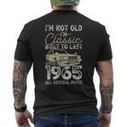 60 Geburtstag Seit 1965 Oldtimer 60 Jahre Alt T-Shirt mit Rückendruck