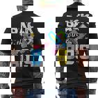 80S For 80S Retro Party Back To The 80S T-Shirt mit Rückendruck