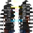 80S Retro Party Fancy Dress Cassette I Love The 90S T-Shirt mit Rückendruck