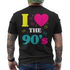 90S Party Outfit Costume Clothing Hits Retro T-Shirt mit Rückendruck