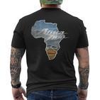 Africa Touring Twin Bike Off-Road & Cross Continent T-Shirt mit Rückendruck