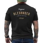 Alexander Limited Edition S T-Shirt mit Rückendruck