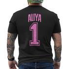 Aliya Supporter Number 1 Biggest Fan T-Shirt mit Rückendruck