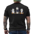 Antarctic Animal For Children Penguin T-Shirt mit Rückendruck