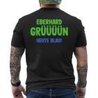 Apres Ski Ski Partner Look Eberhard Cordula Green T-Shirt mit Rückendruck